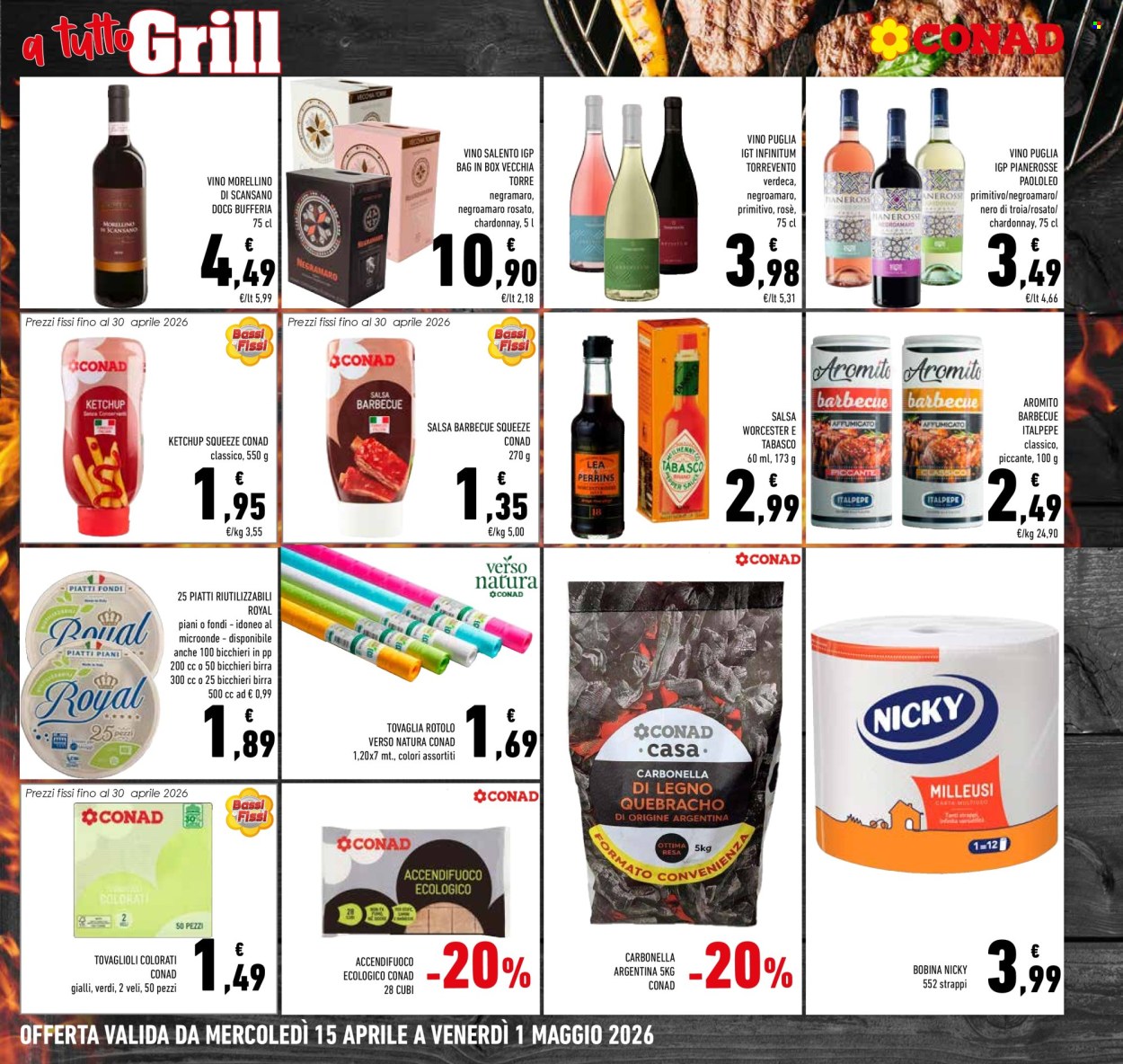 Volantino Conad - 15/4/2026 - 1/5/2026. Pagina 4