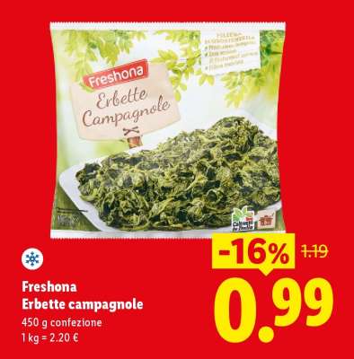 Freshona Erbette Campagnole