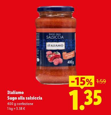 Italiamo Sugo alla salsiccia