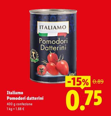 Italiamo Pomodori datterini