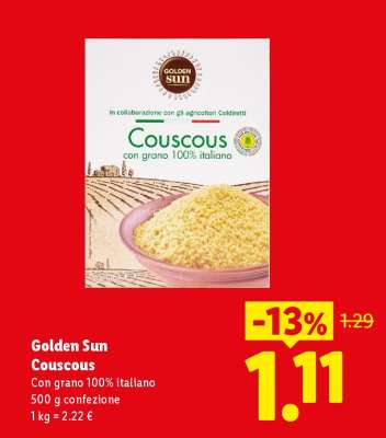 Golden Sun Couscous