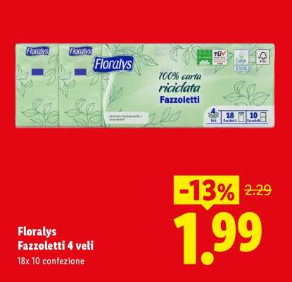Florays Fazzoletti 4 veli