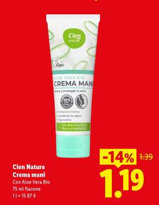 Cien Nature Crema mani