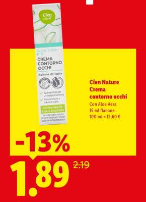 Cien Nature Crema contorno occhi