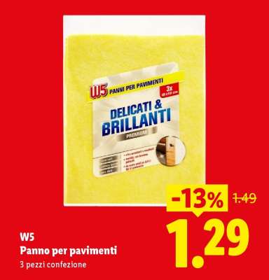 W5 Panno per pavimenti