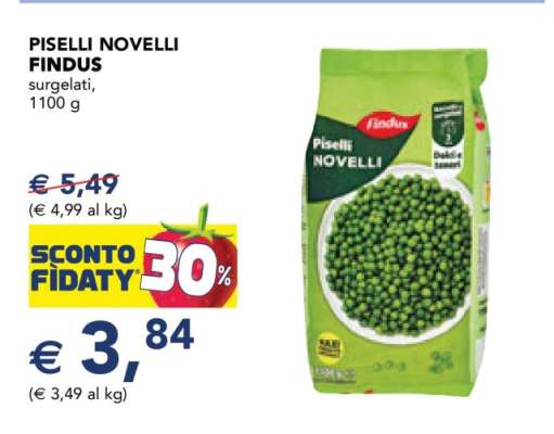 Piselli Novelli Findus