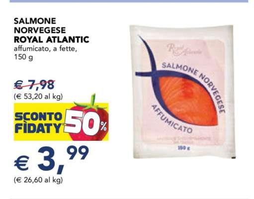 Salmone Norvegese Royal Atlantic