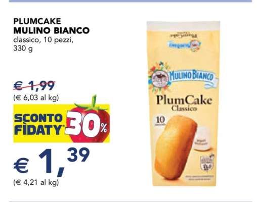 Plumcake Mulino Bianco