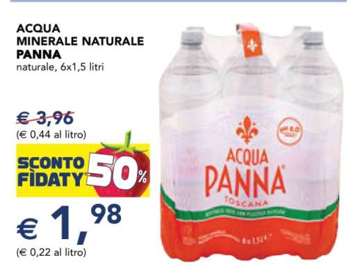 Acqua Minerale Naturale Panna