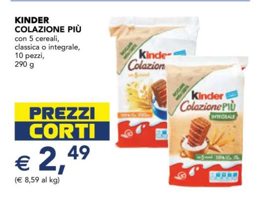 KINDER COLAZIONE PIÙ
