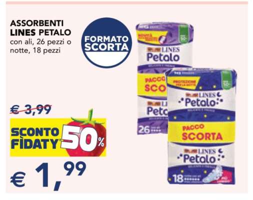 Assorbenti Lines Petalo