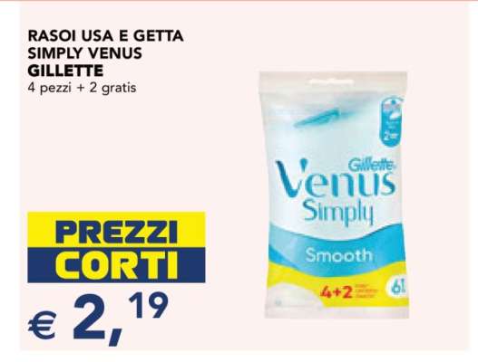 RASOI USA E GETTA SIMPLY VENUS GILLETTE
