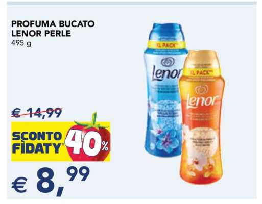 PROFUMA BUCATO LENOR PERLE