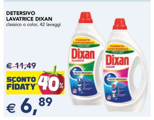 Detersivo Lavatrice Dixan