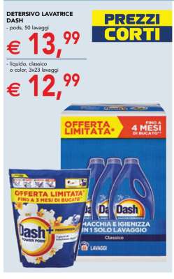 DETERSIVO LAVATRICE DASH