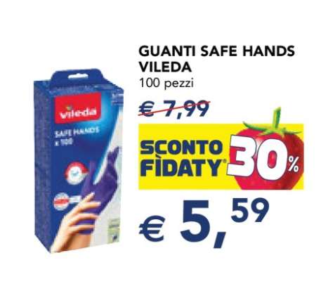GUANTI SAFE HANDS VILEDA