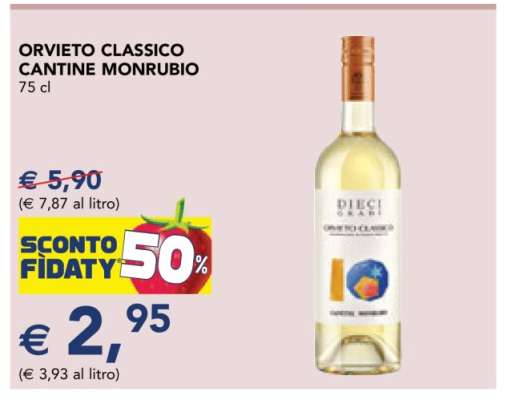 ORVIETO CLASSICO CANTINE MONRUBIO