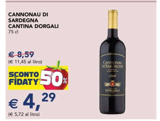 Cannonau di Sardegna Cantina Dorgali
