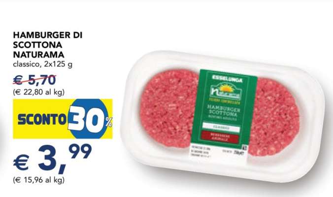 Hamburger di Scottona Naturama