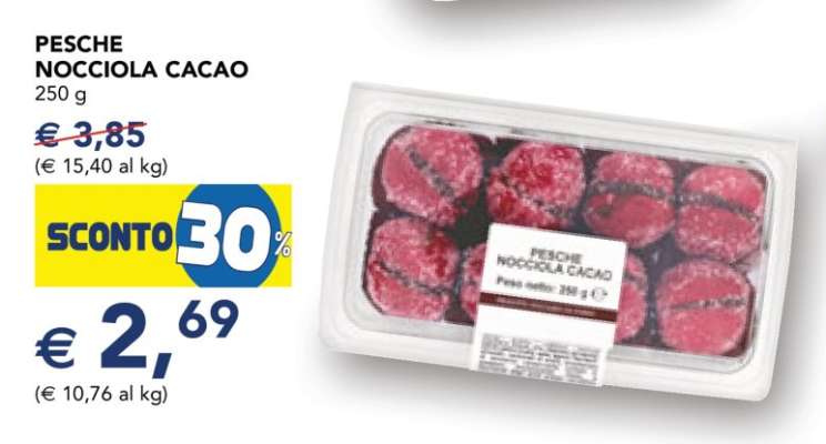 PESCHE NOCCIOLA CACAO