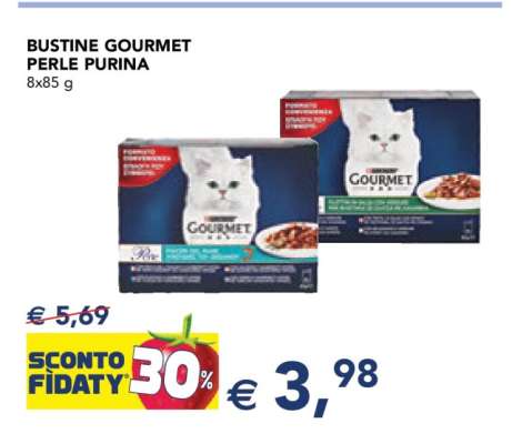 BUSTINE GOURMET PERLE PURINA