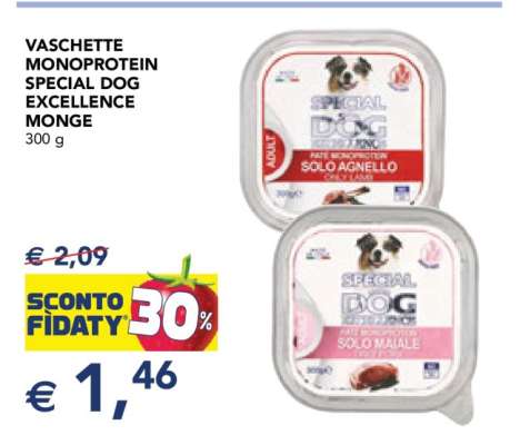 VASCHETTE MONOPROTEIN SPECIAL DOG EXCELLENCE MONGE
