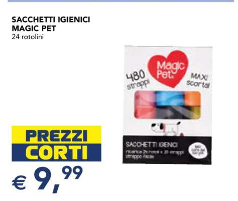 SACCHETTI IGIENICI MAGIC PET