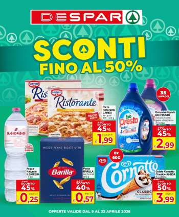 Volantino Despar - 9/4/2026 - 22/4/2026.