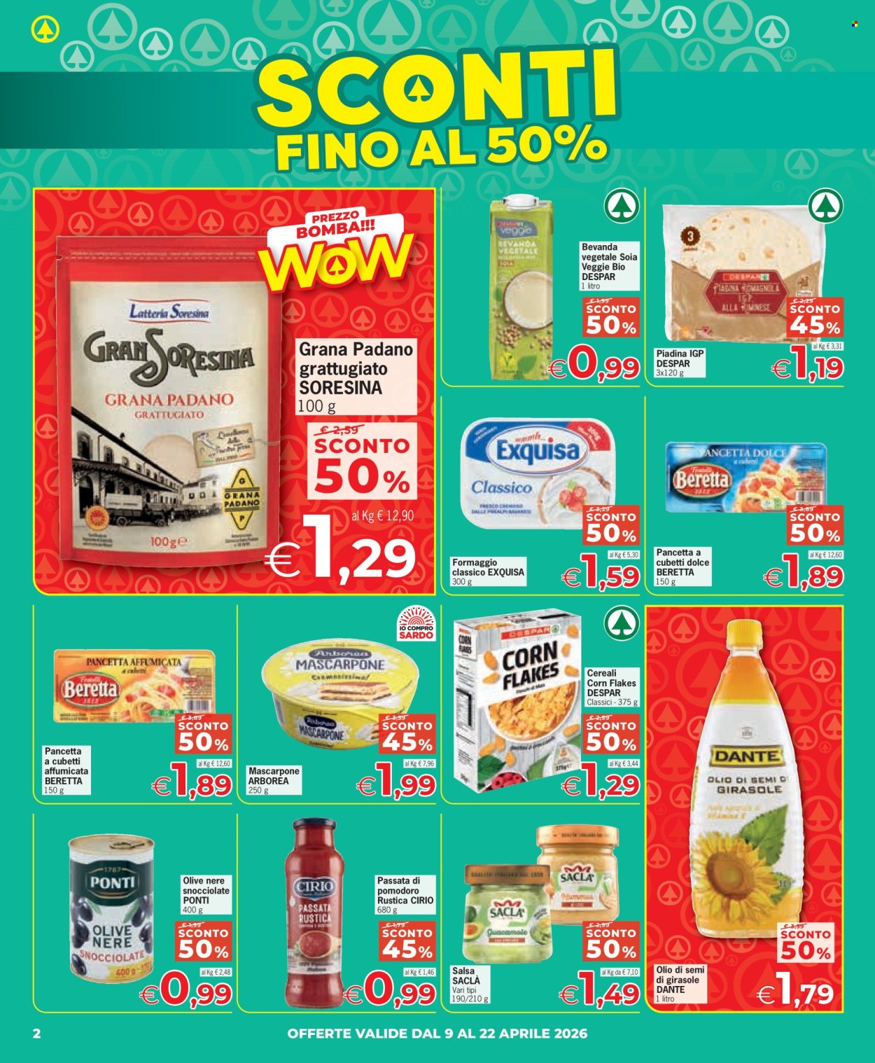 Volantino Eurospar - 9/4/2026 - 22/4/2026. Pagina 2