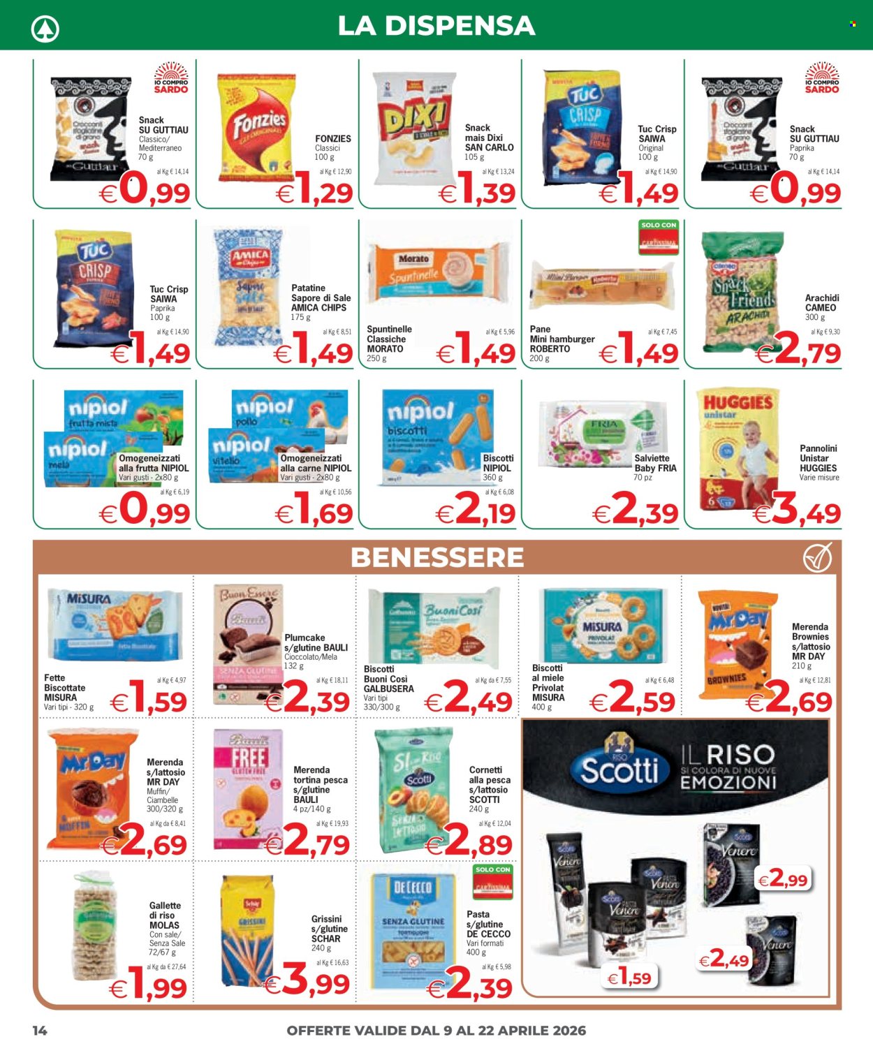 Volantino Eurospar - 9/4/2026 - 22/4/2026. Pagina 14
