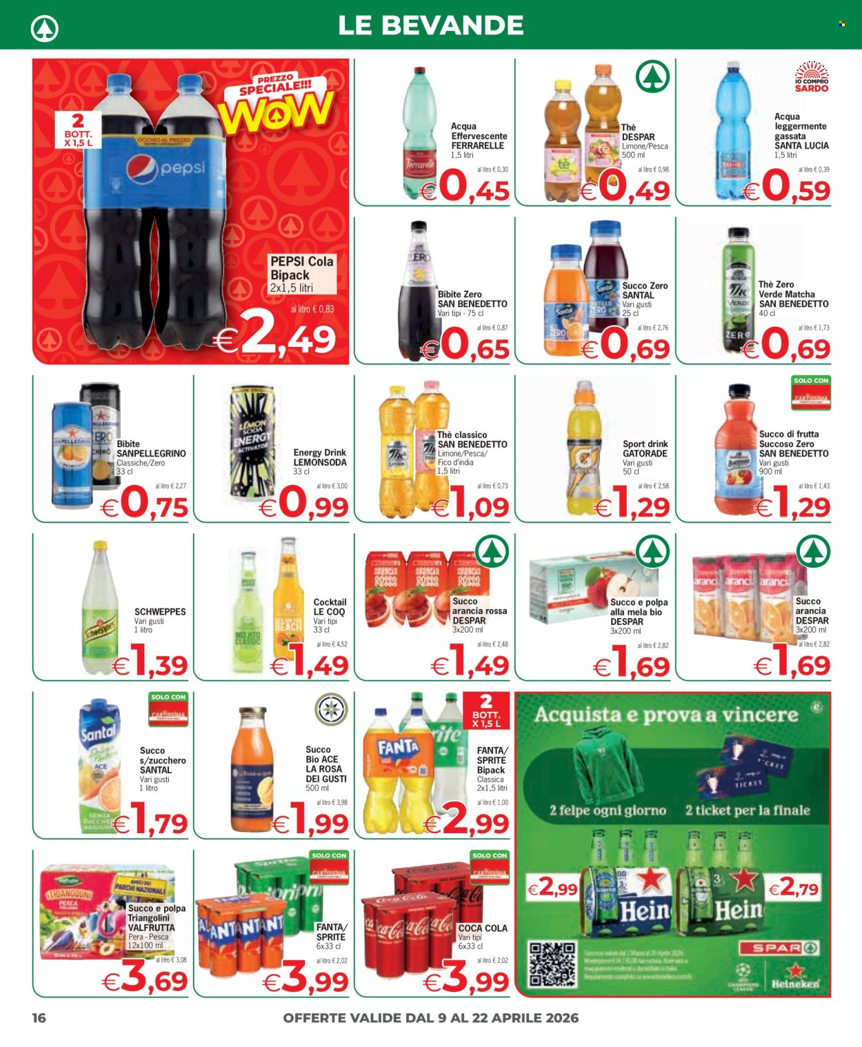 Volantino Eurospar - 9/4/2026 - 22/4/2026. Pagina 16