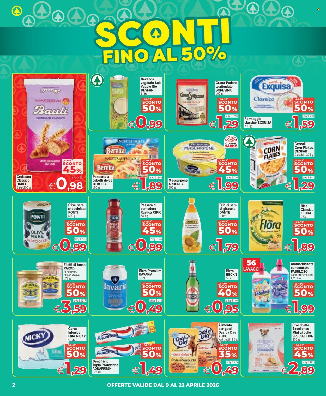 Volantino Eurospar - 9/4/2026 - 22/4/2026. Pagina 2