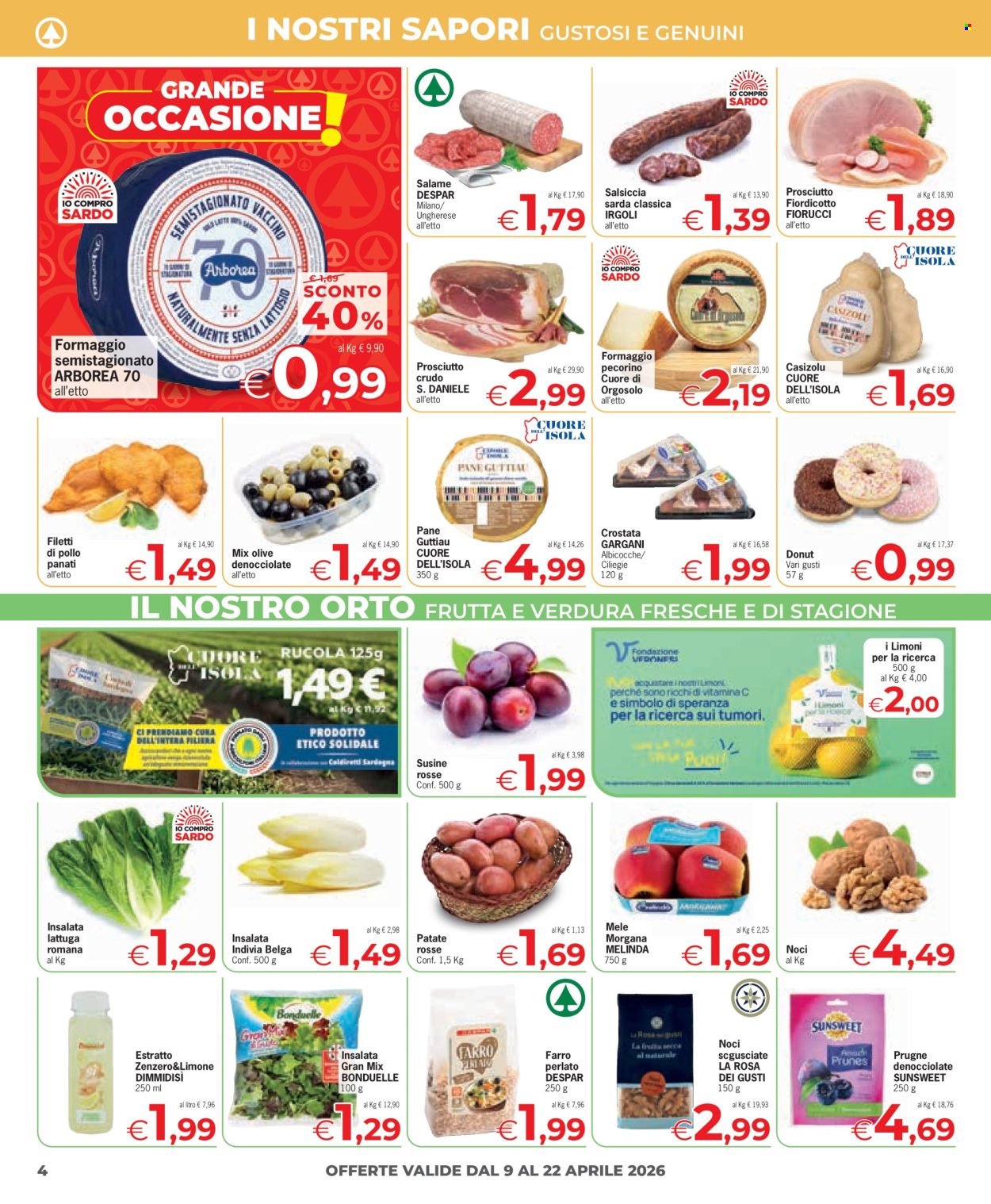Volantino Eurospar - 9/4/2026 - 22/4/2026. Pagina 4