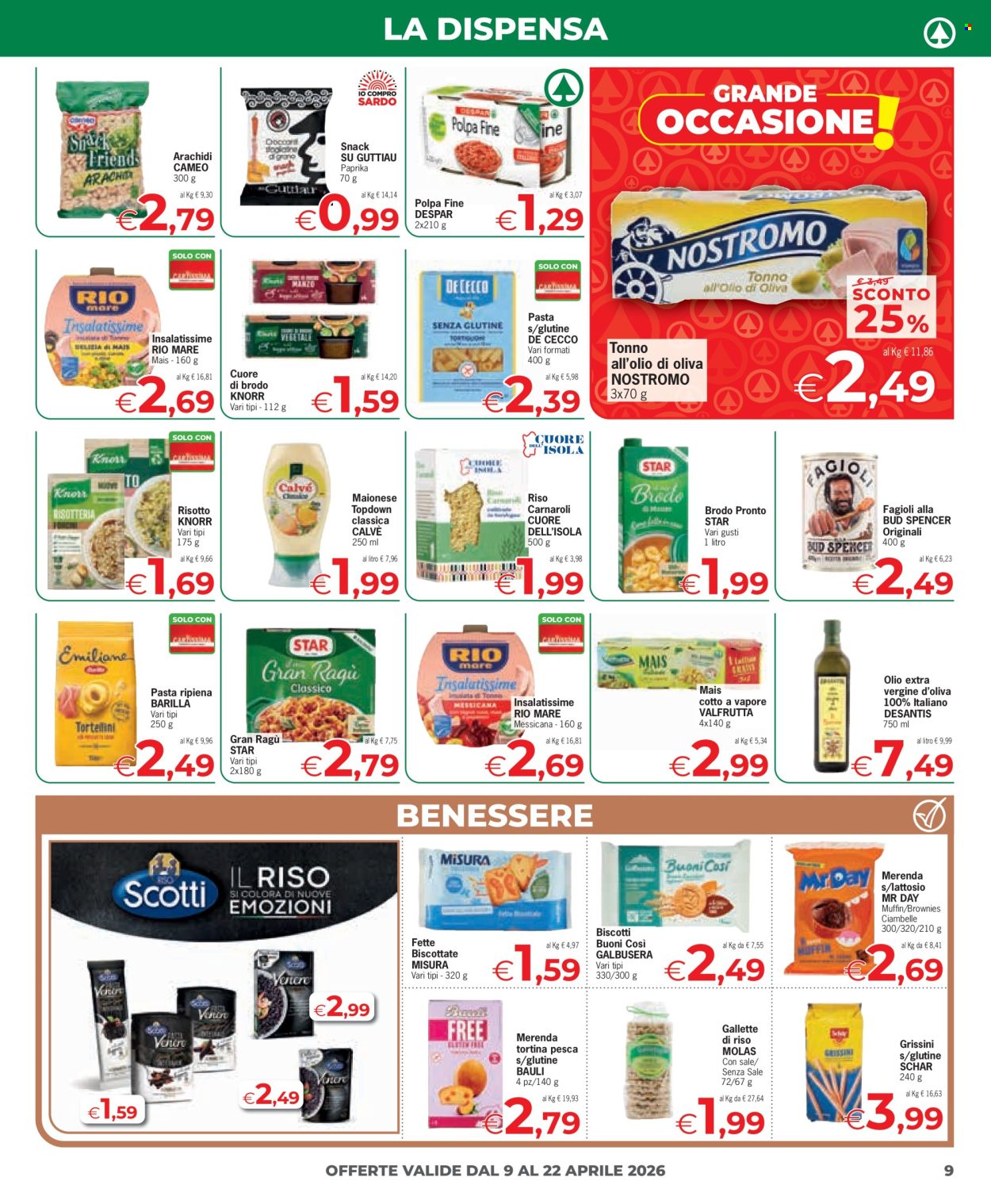 Volantino Eurospar - 9/4/2026 - 22/4/2026. Pagina 9