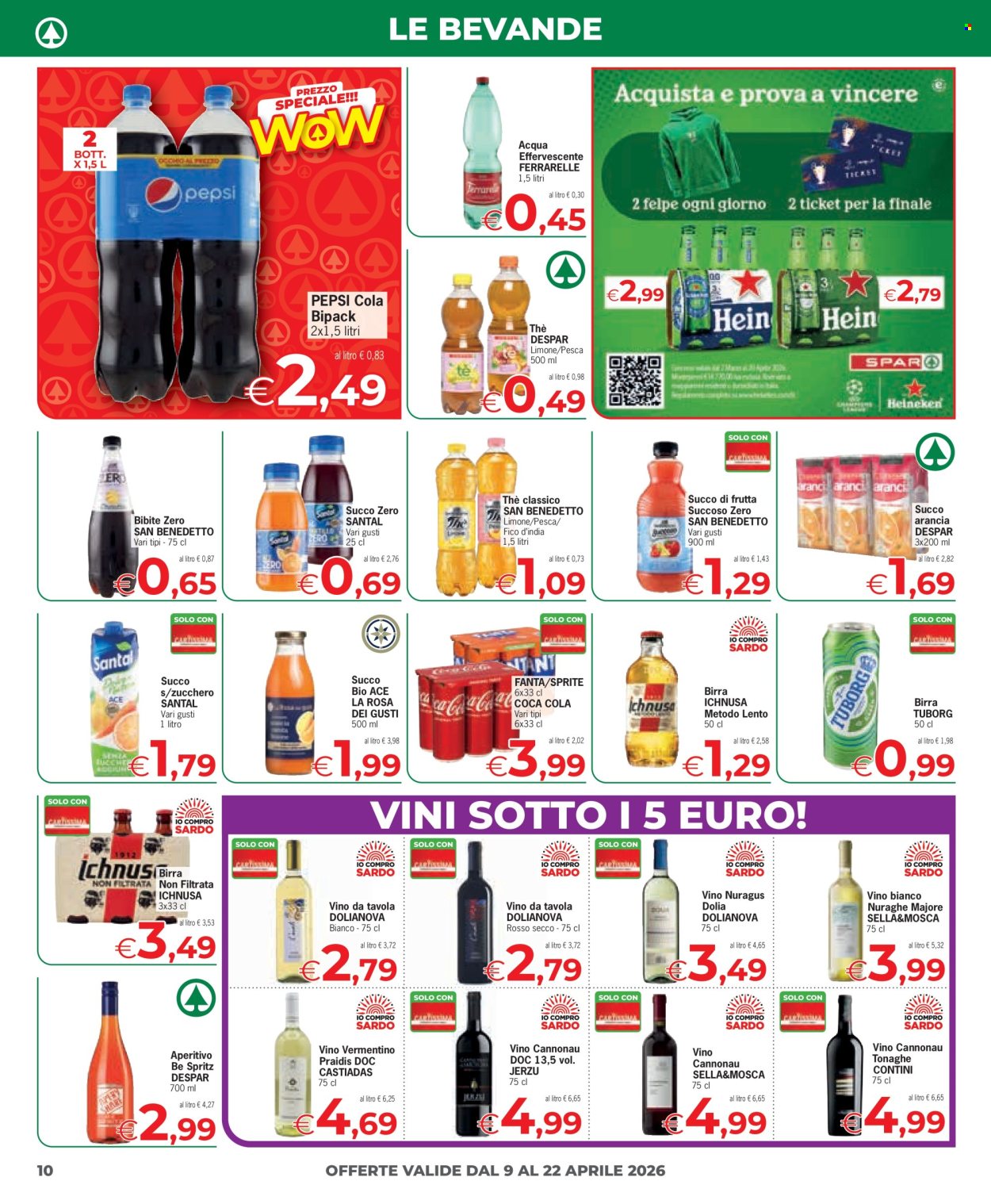Volantino Eurospar - 9/4/2026 - 22/4/2026. Pagina 10