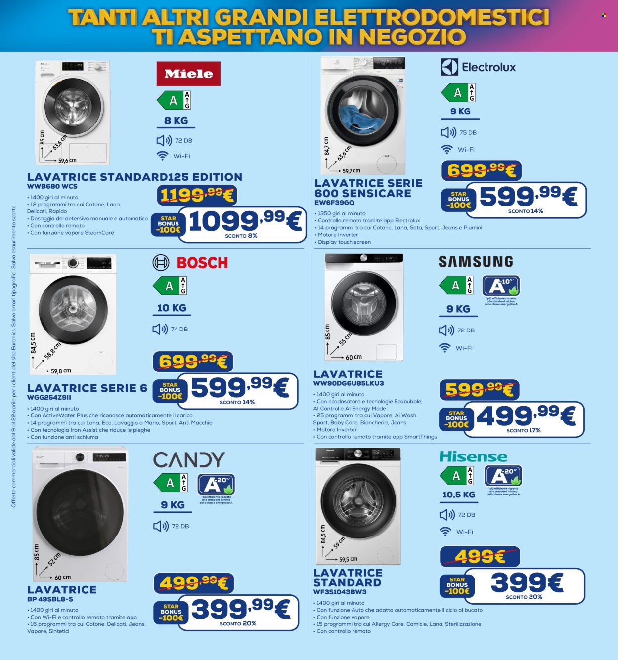 Volantino Euronics - 9/4/2026 - 22/4/2026. Pagina 4