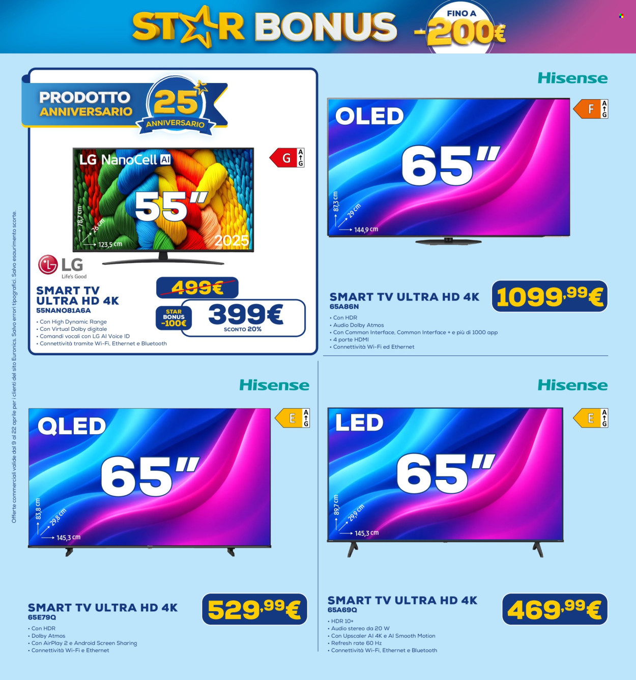 Volantino Euronics - 9/4/2026 - 22/4/2026. Pagina 11