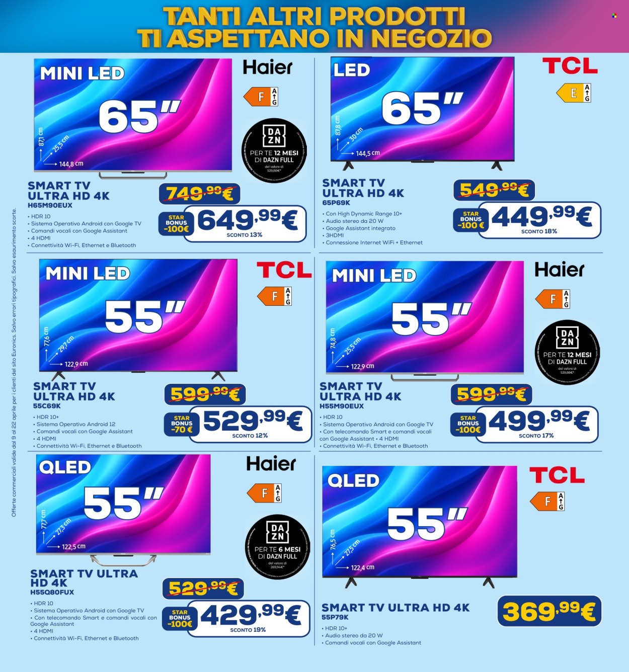 Volantino Euronics - 9/4/2026 - 22/4/2026. Pagina 12