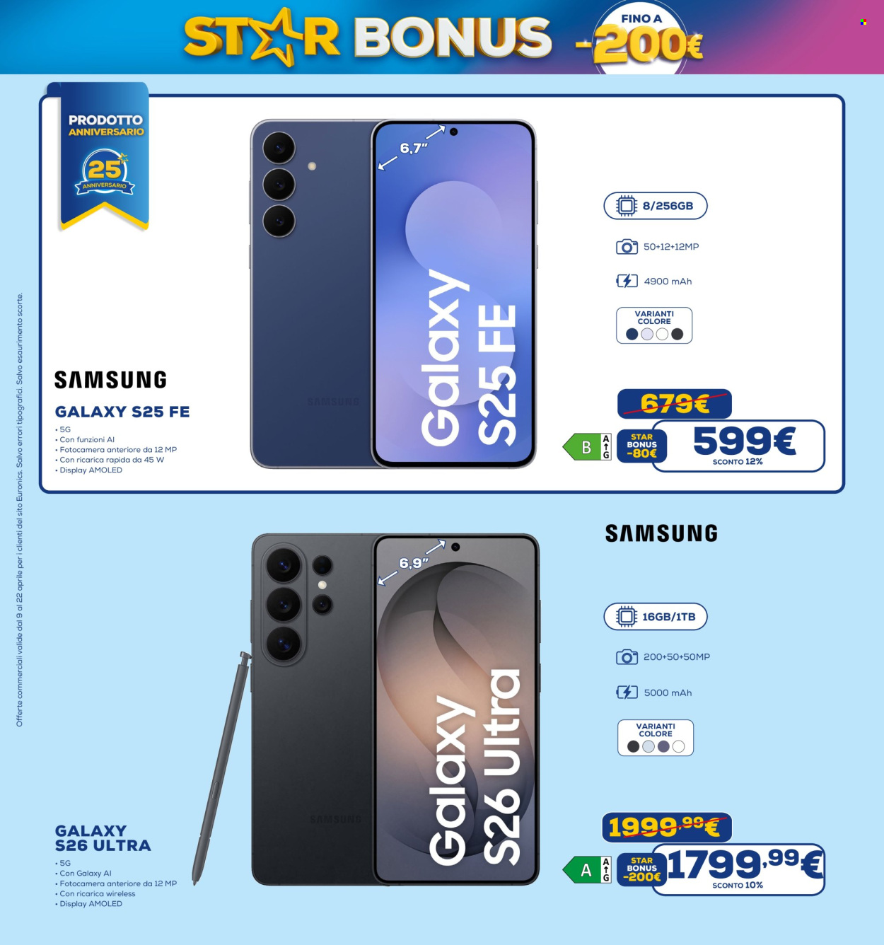 Volantino Euronics - 9/4/2026 - 22/4/2026. Pagina 17