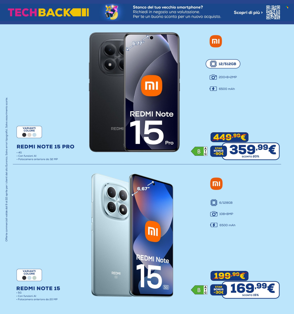 Volantino Euronics - 9/4/2026 - 22/4/2026. Pagina 18