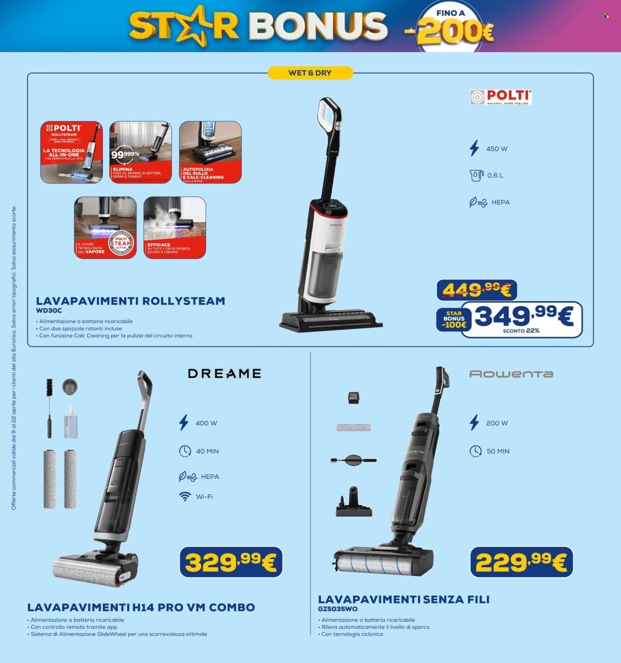 Volantino Euronics - 9/4/2026 - 22/4/2026. Pagina 39