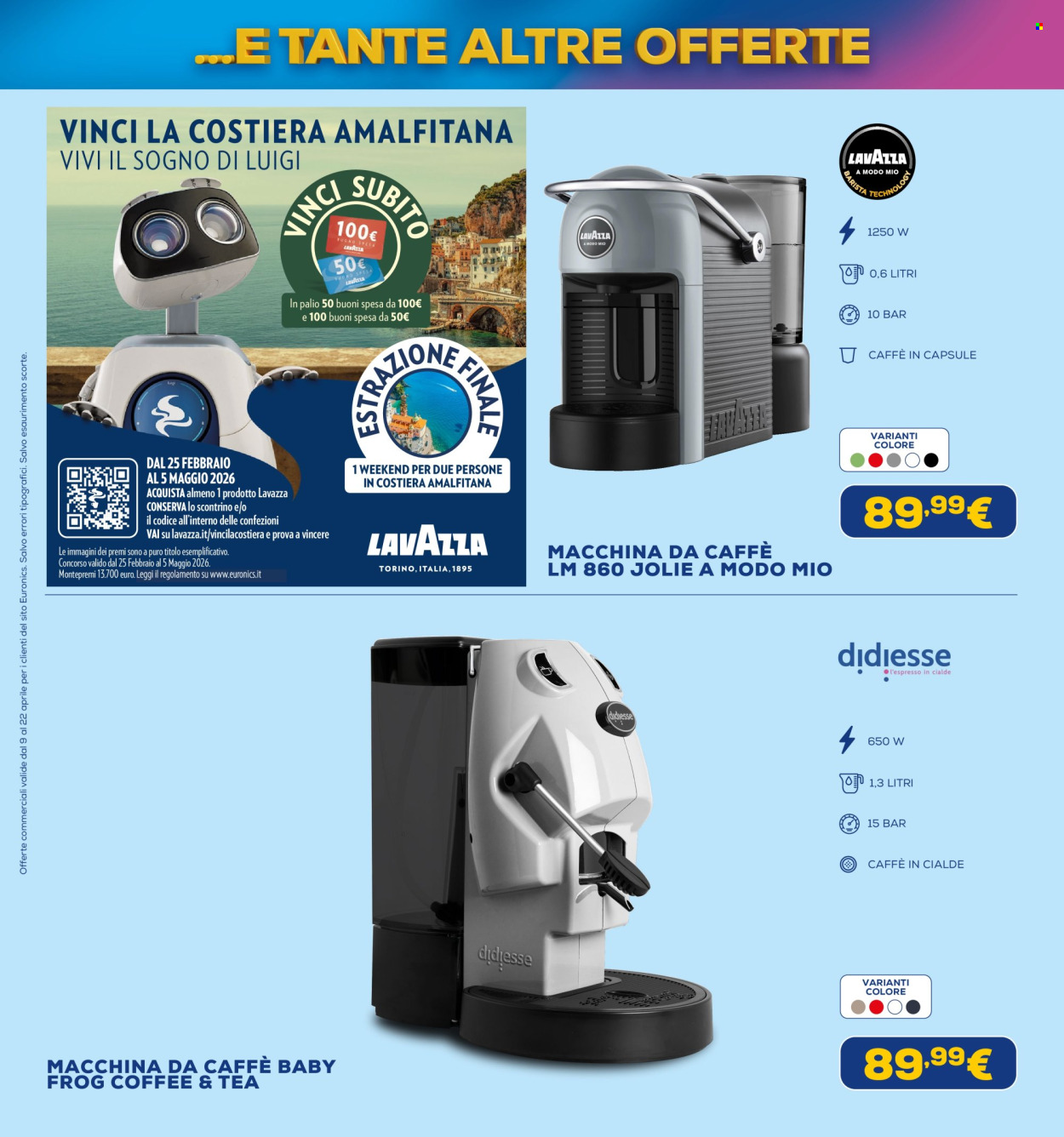 Volantino Euronics - 9/4/2026 - 22/4/2026. Pagina 46