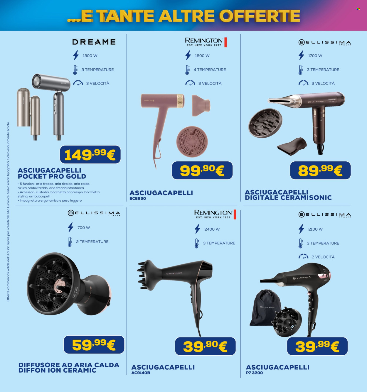 Volantino Euronics - 9/4/2026 - 22/4/2026. Pagina 48