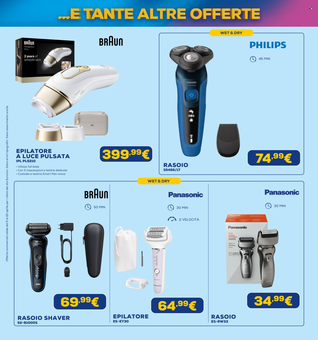 Volantino Euronics - 9/4/2026 - 22/4/2026. Pagina 50