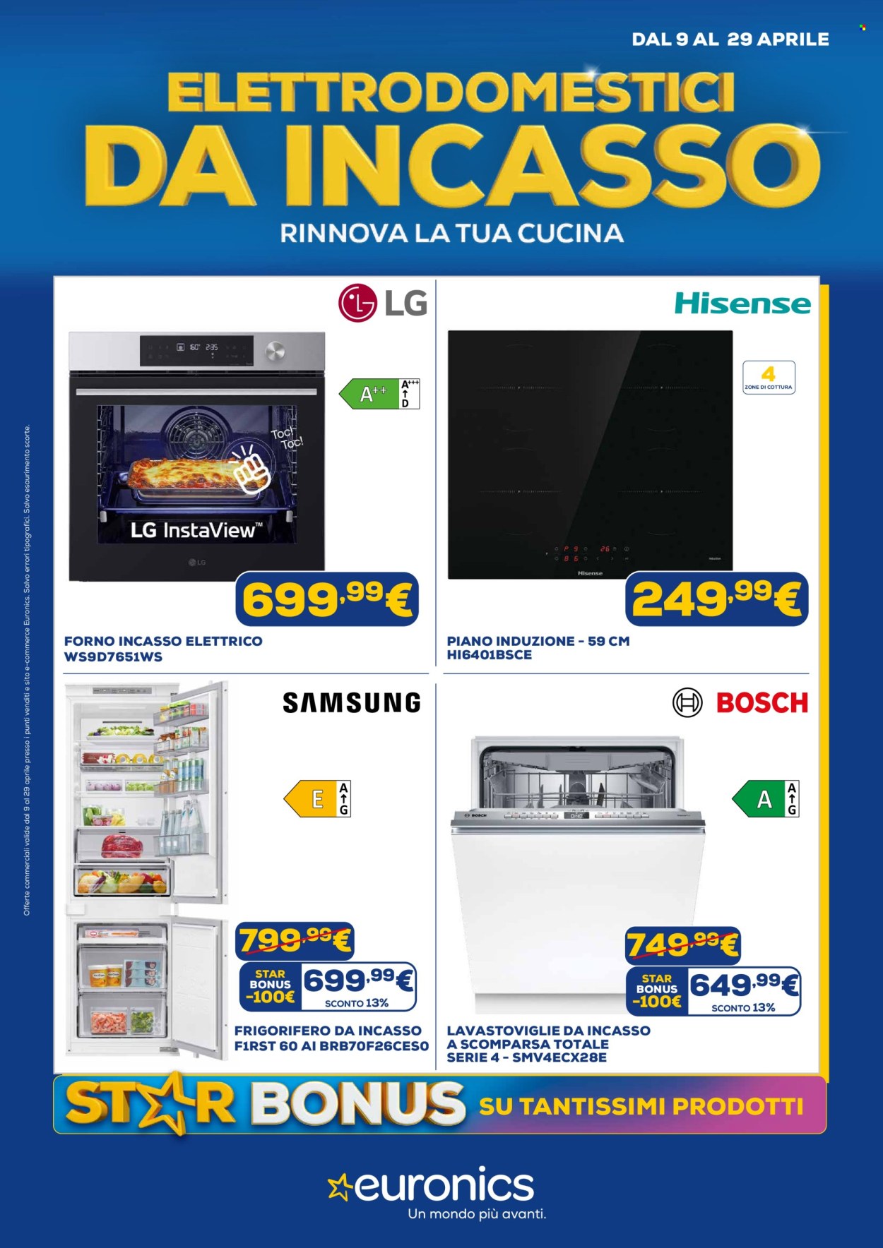 Volantino Euronics - 9/4/2026 - 29/4/2026. Pagina 1