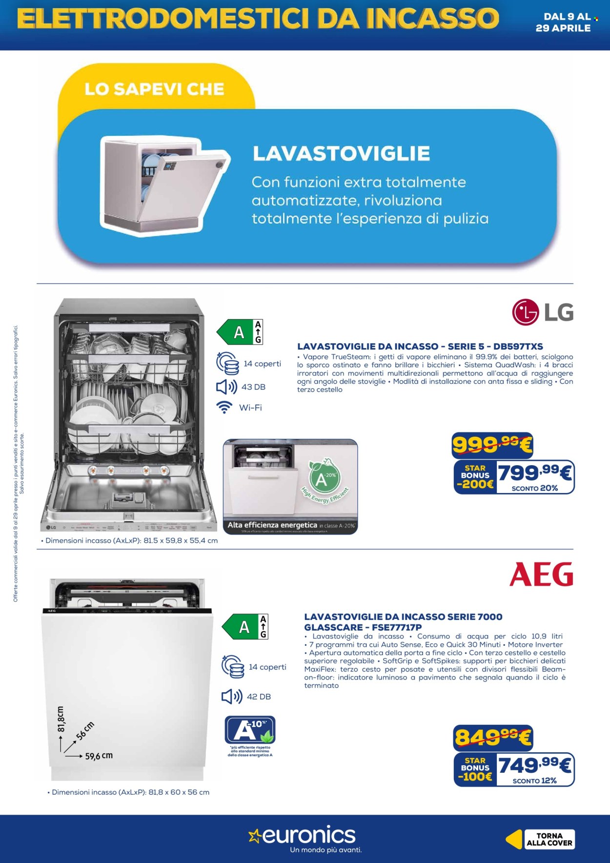 Volantino Euronics - 9/4/2026 - 29/4/2026. Pagina 3
