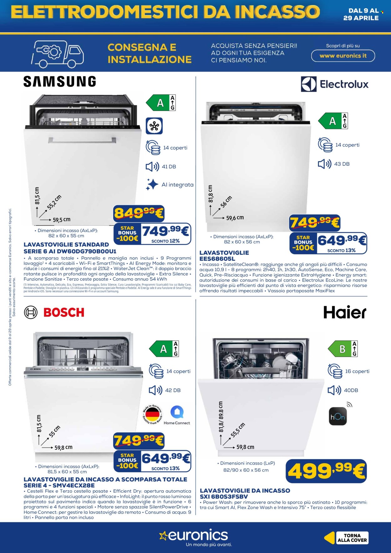 Volantino Euronics - 9/4/2026 - 29/4/2026. Pagina 4