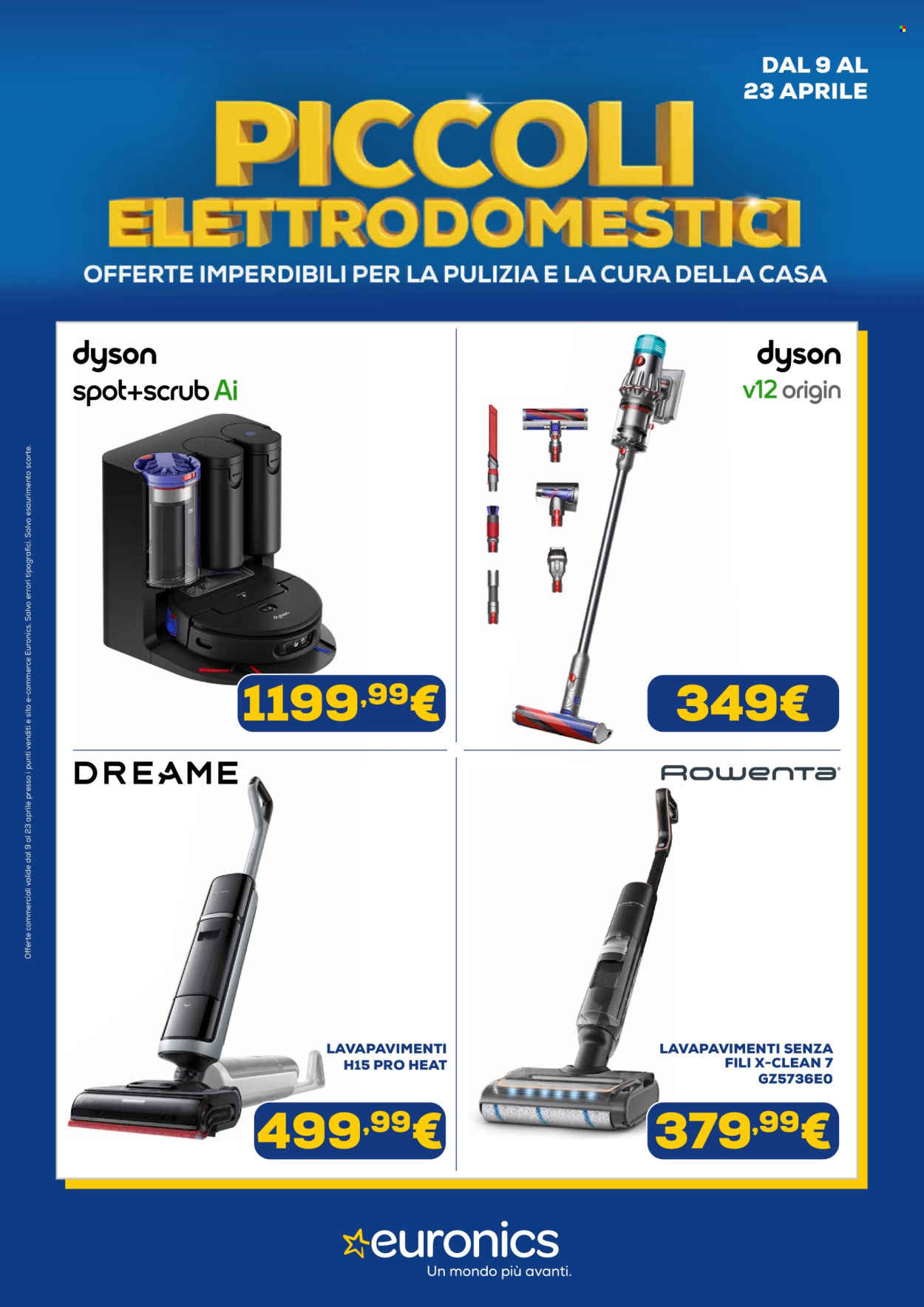 Volantino Euronics - 9/4/2026 - 23/4/2026. Pagina 1