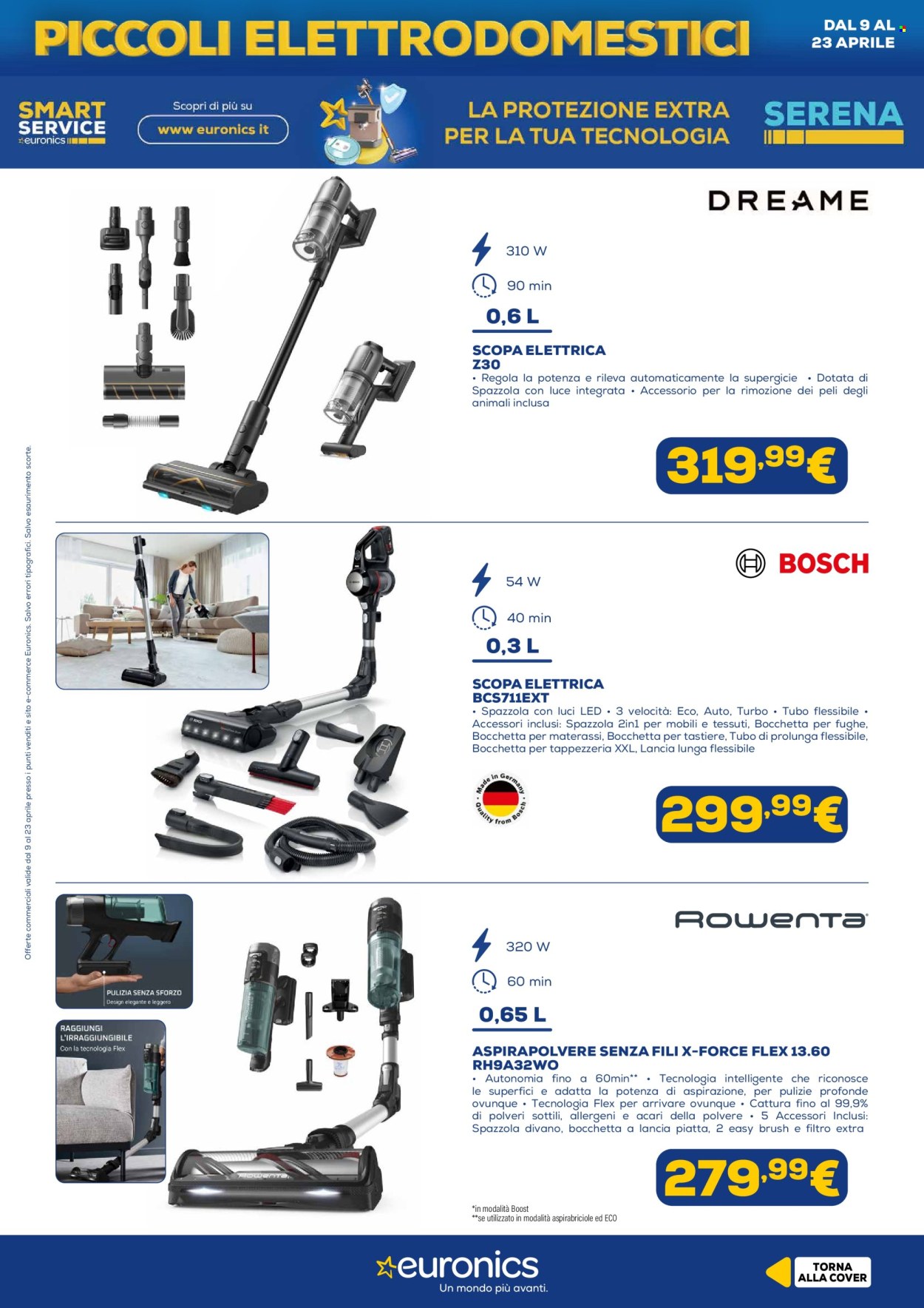 Volantino Euronics - 9/4/2026 - 23/4/2026. Pagina 3
