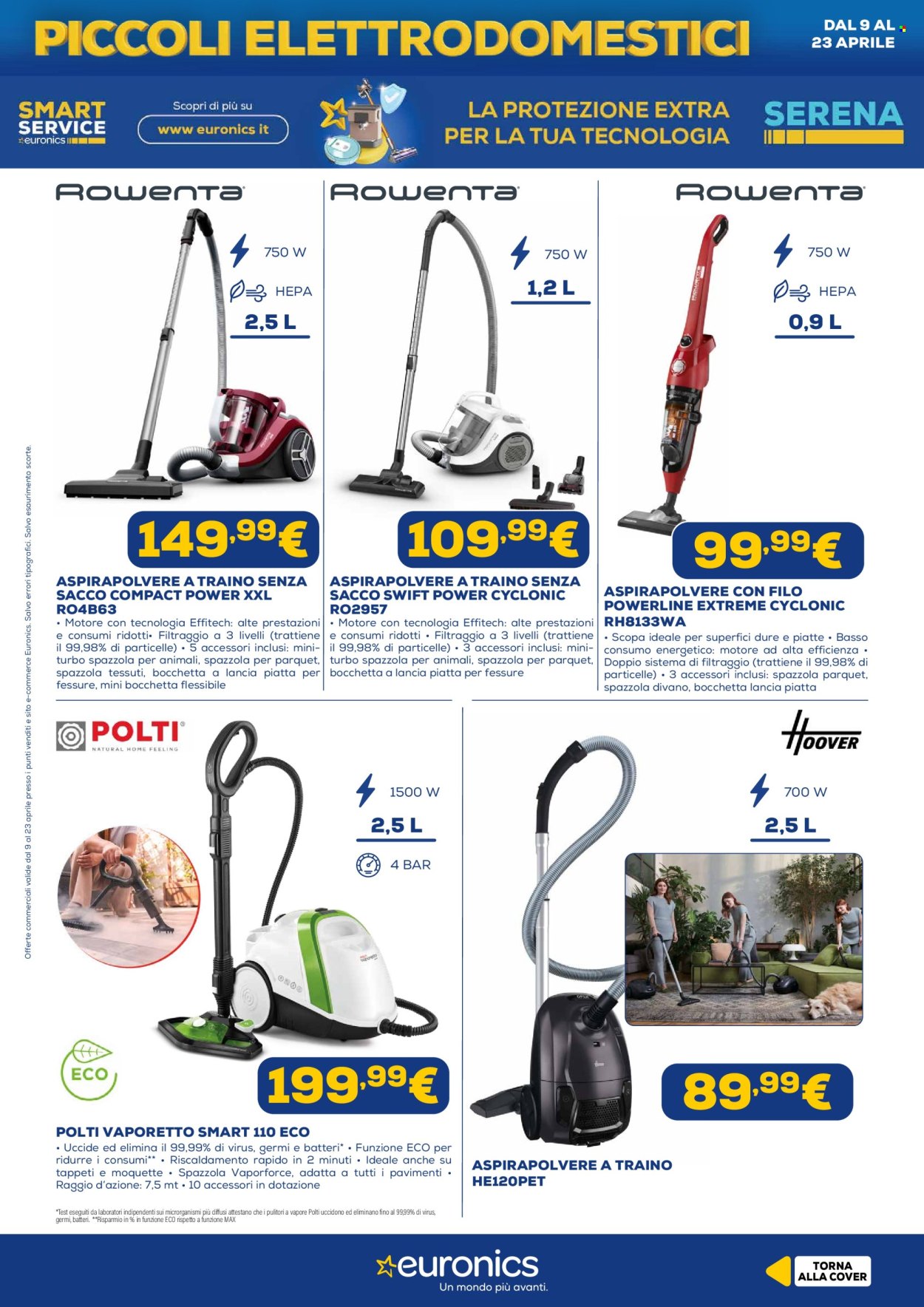 Volantino Euronics - 9/4/2026 - 23/4/2026. Pagina 5